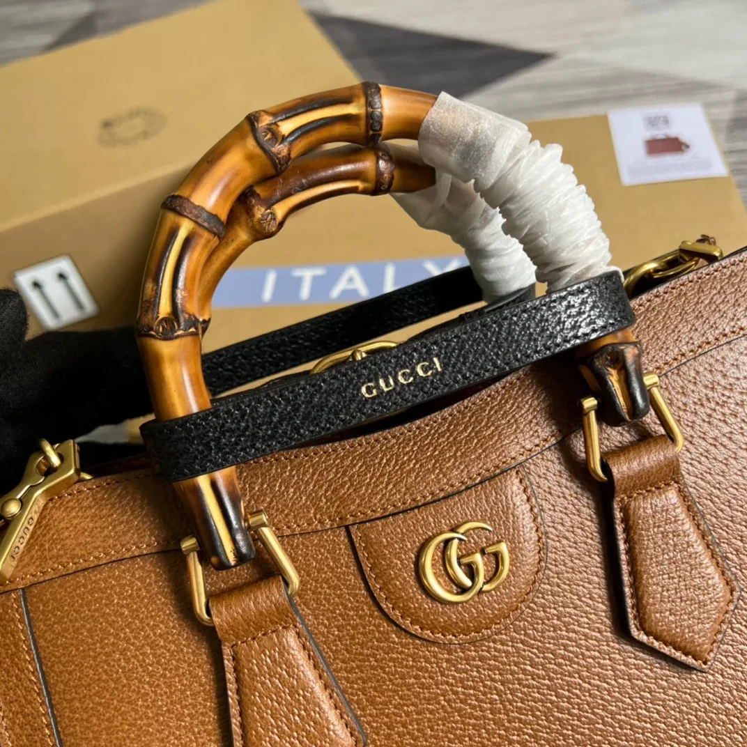 Gucci Diana Medium Tote Bag Brown Gucci Diana Medium Tote Bag Brown
