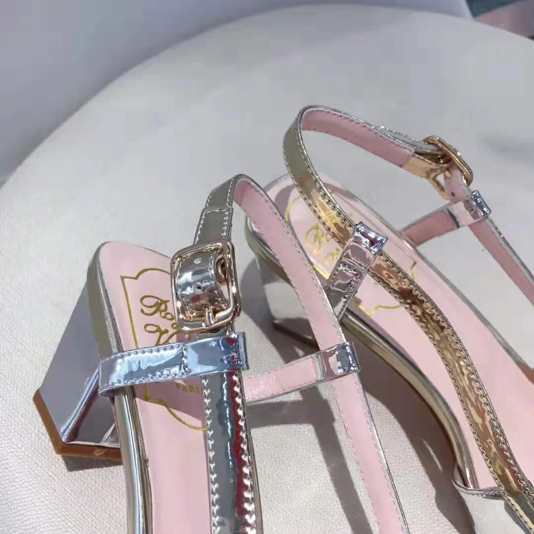 Roger Vivier Sling Back Vivier Pumps for Women in Silver Roger Vivier Sling Back Vivier Pumps for Women in Silver