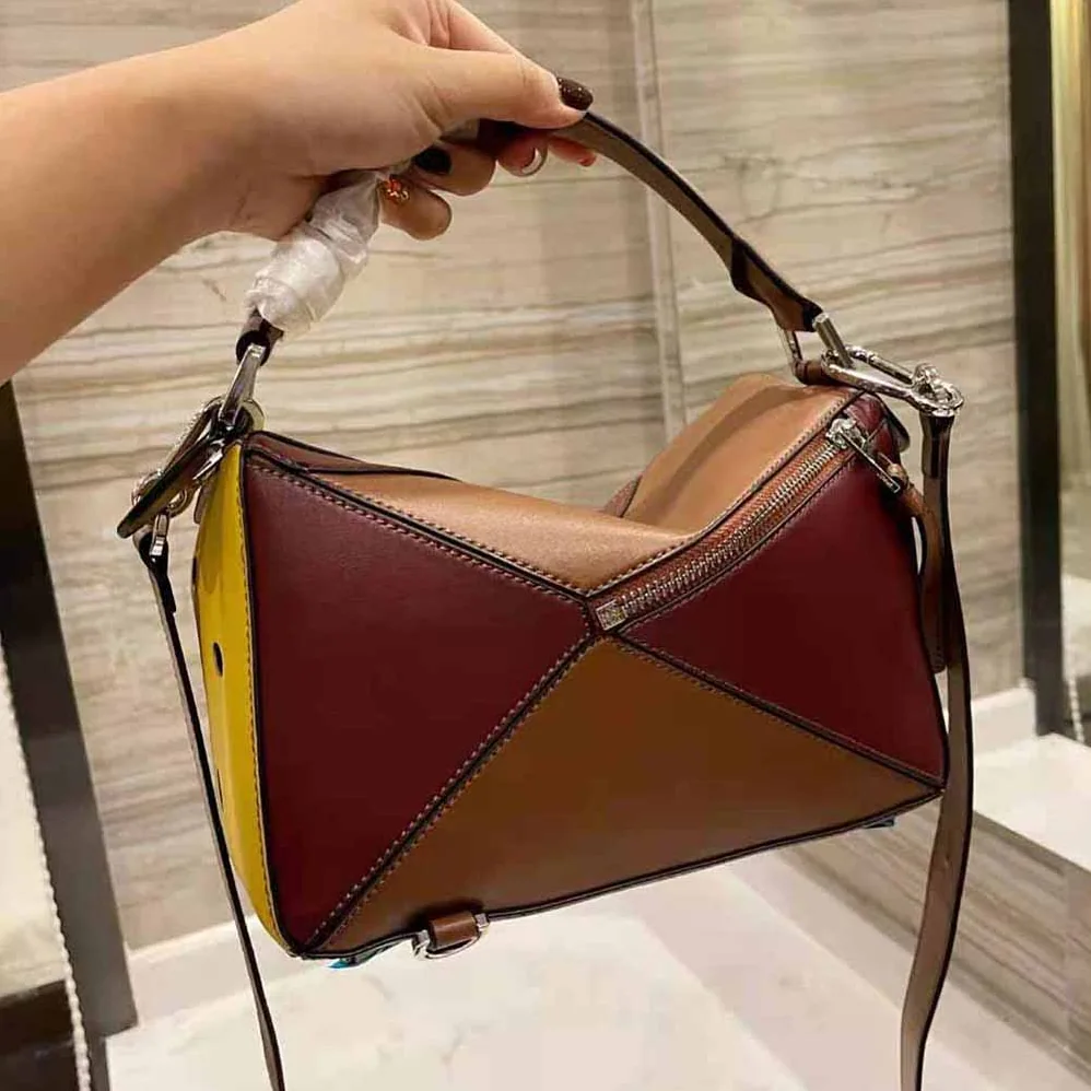 Loewe Passion Fruit Mini Puzzle Bag in Classic Calfskin for Women