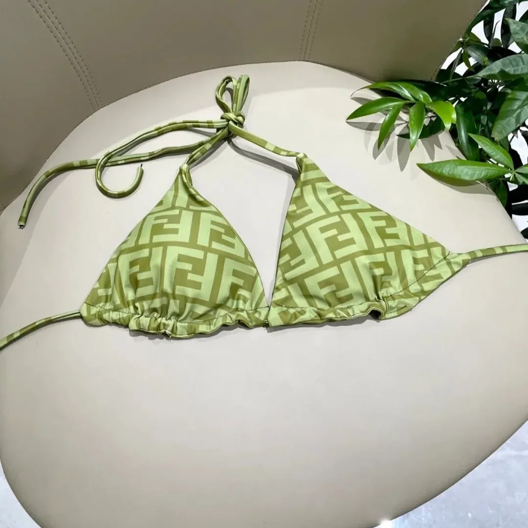 Fendi FF Monogram Bikini Olive Green Fendi FF Monogram Bikini Olive Green