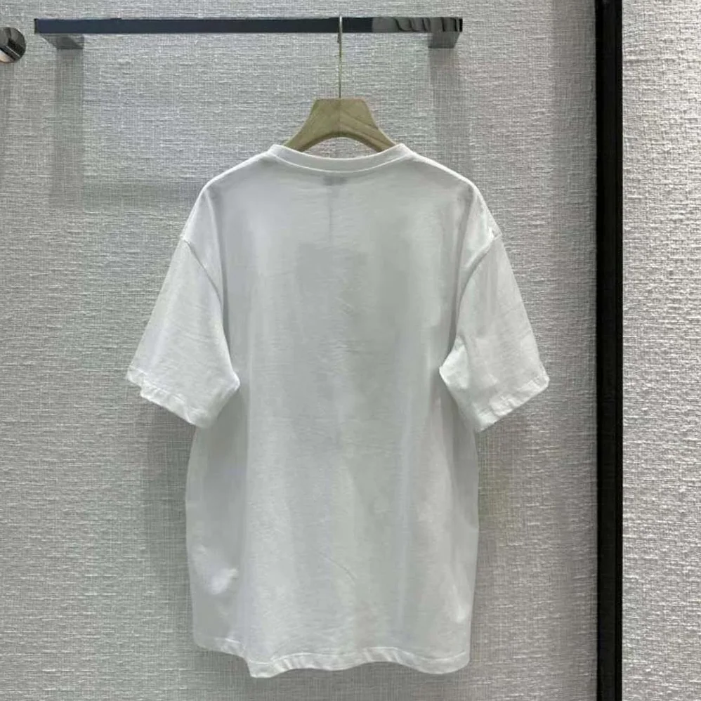 Loewe Glitch Anagram T-shirt in Cotton for Men in White