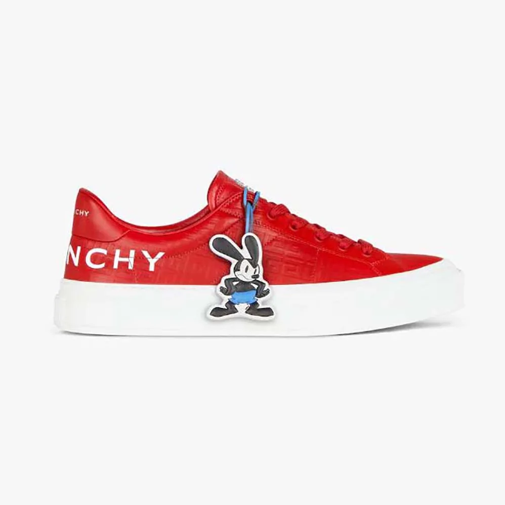 Givenchy Oswald City Sport Sneakers in Leather for Unisex in Red Givenchy Oswald City Sport Sneakers in Leather for Unisex in Red