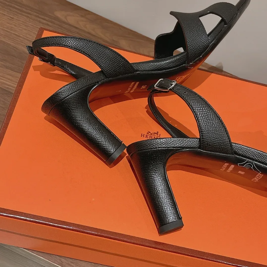 Hermes Eternite Sandal Noir / Hermes Eternite Sandal Noir /