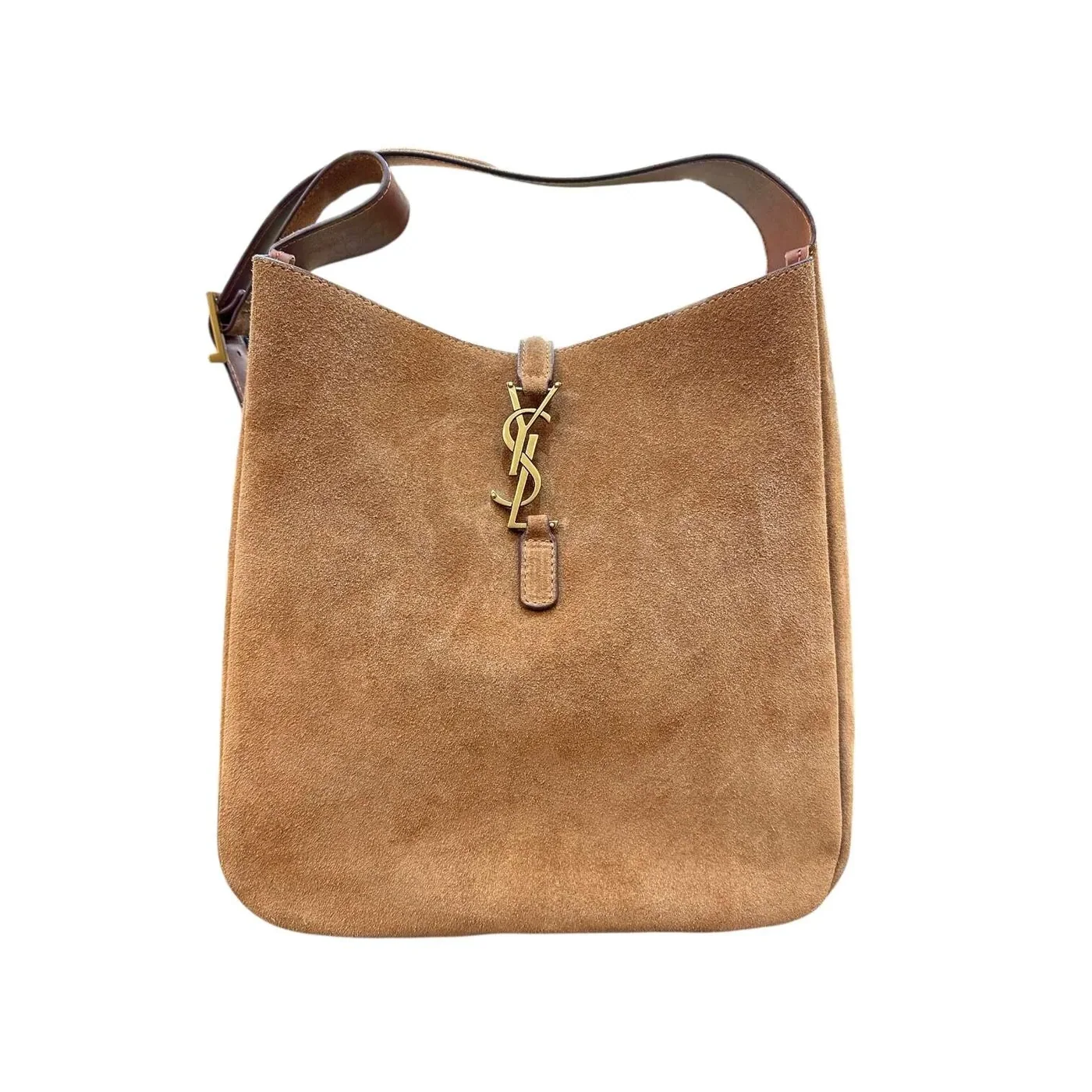 Le 5 A 7 Brown Suede Hobo Bag USA | Urban Valore