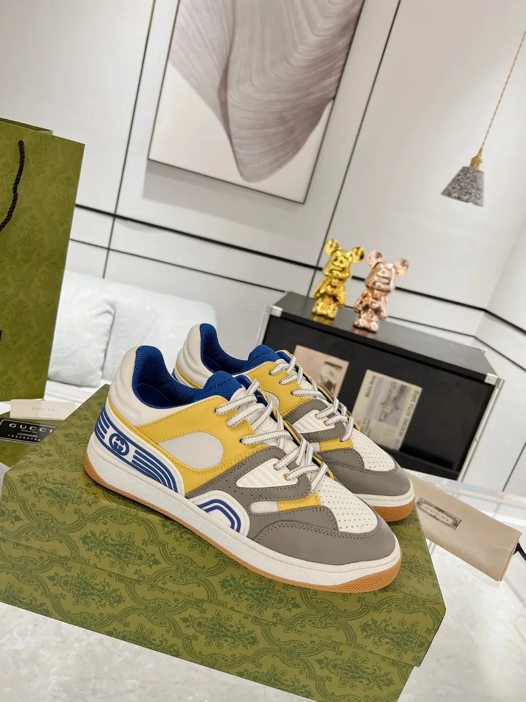 Gucci Basket Sneaker Multicolor Gucci Basket Sneaker Multicolor