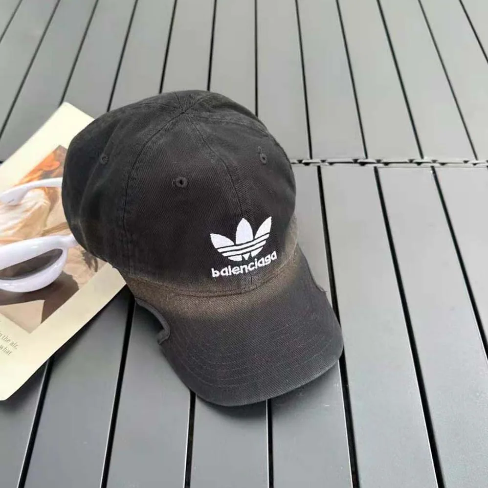 Balenciaga Balenciaga for Unisex in Adidas Cap in Black Balenciaga Balenciaga for Unisex in Adidas Cap in Black