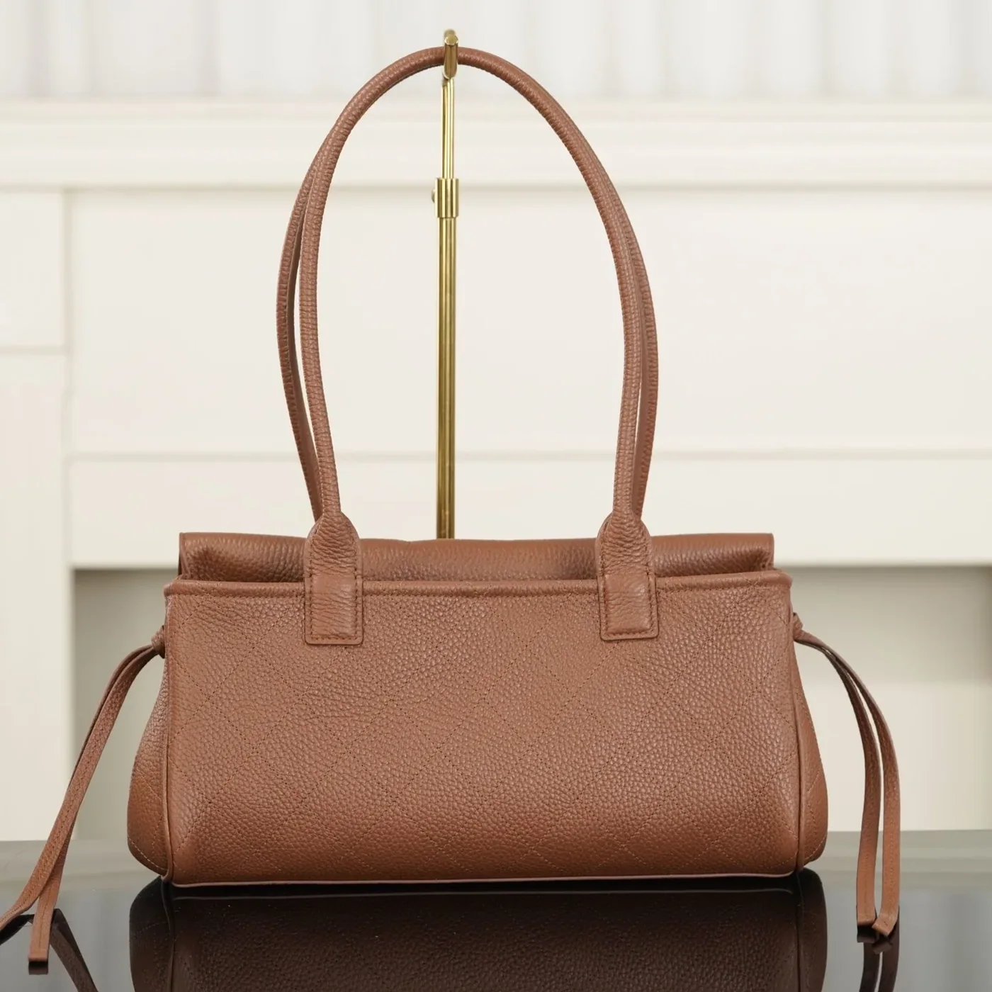 Chanel Small Shopping Shoulder Bag in Camel Gold Hardware Chanel Small Shopping Shoulder Bag in Camel Gold Hardware
