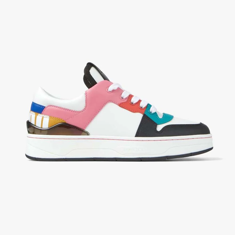 Jimmy Choo Florent for Women in F White Leather Trainers