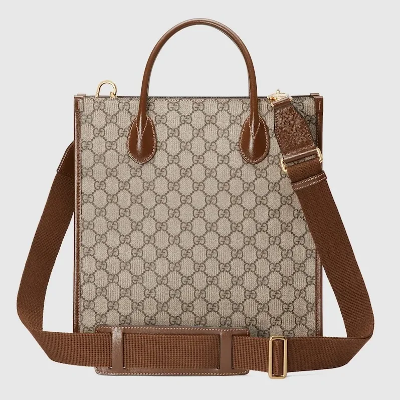 Gucci Tote Bag With Interlocking G Brown 92THG 8563 / Gucci Tote Bag With Interlocking G Brown 92THG 8563 /