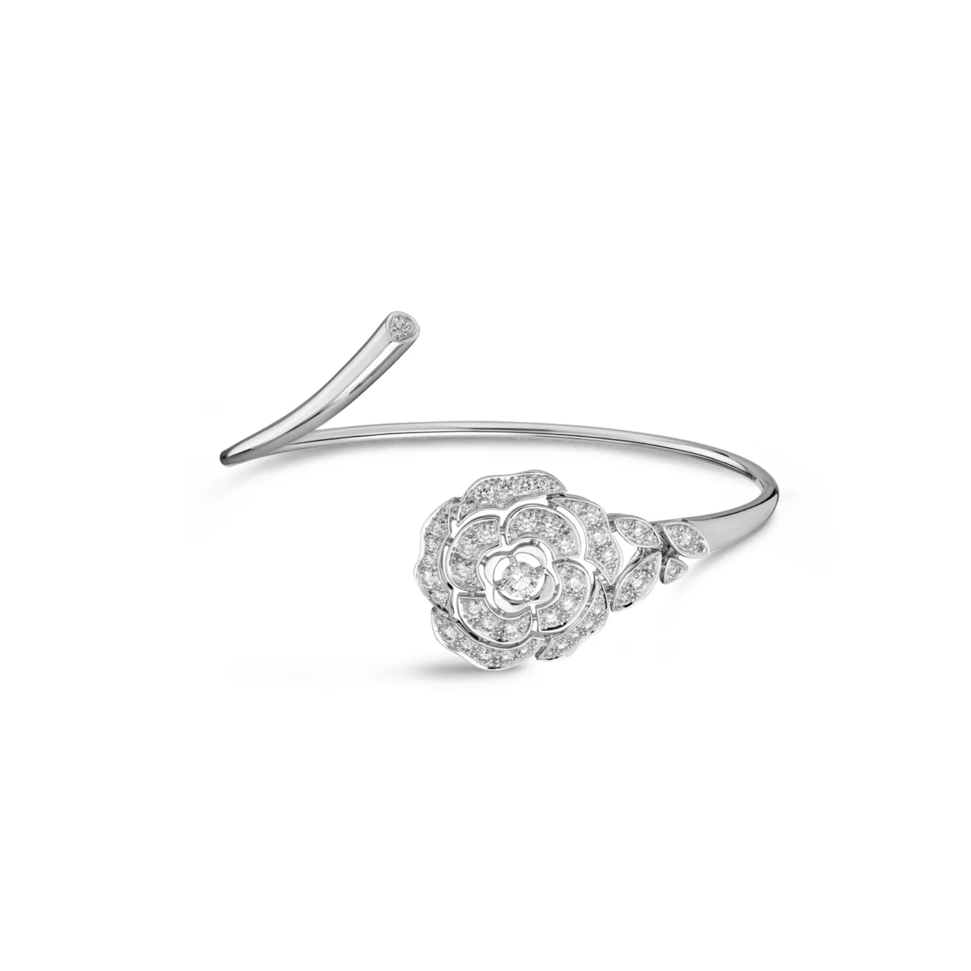 Bouton De Camélia Bracelet White Gold Bouton De Camélia Bracelet White Gold