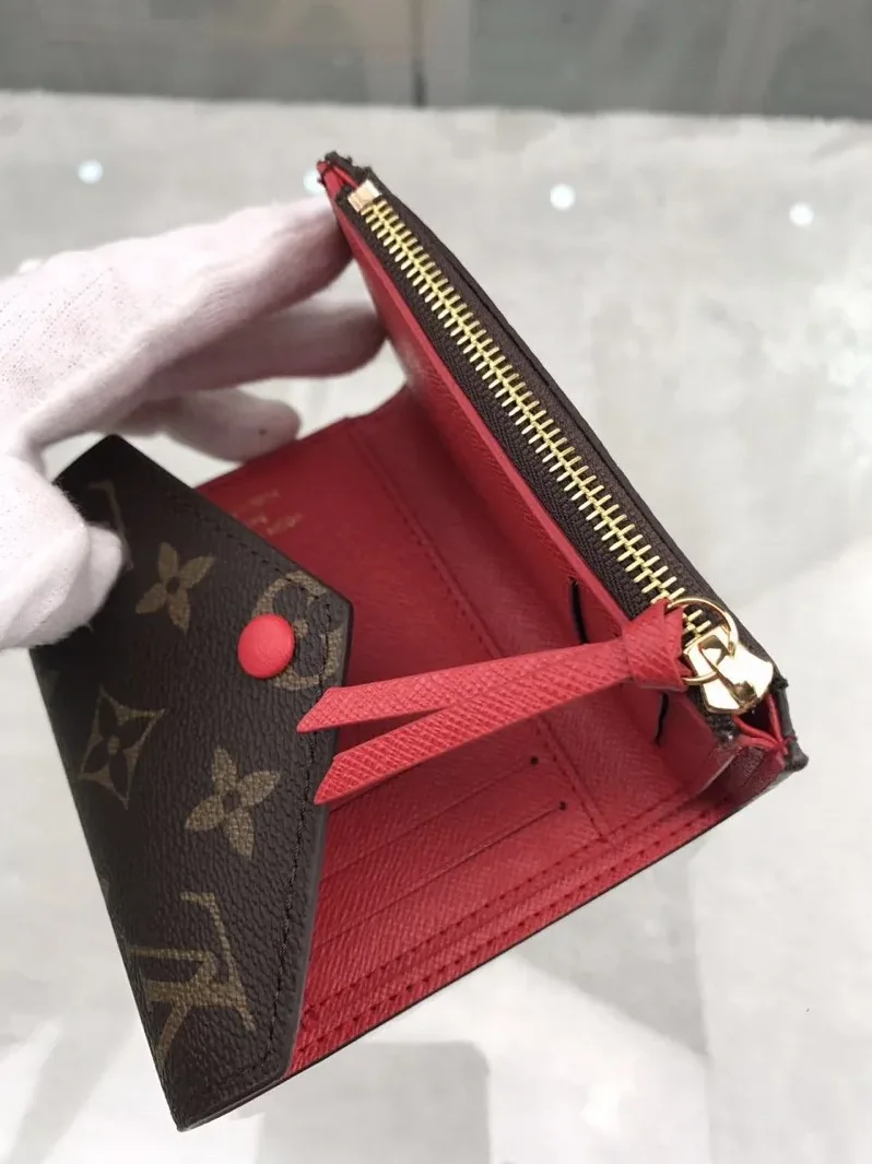 Louis Vuitton Victorine Wallet In Monogram Canvas Red
