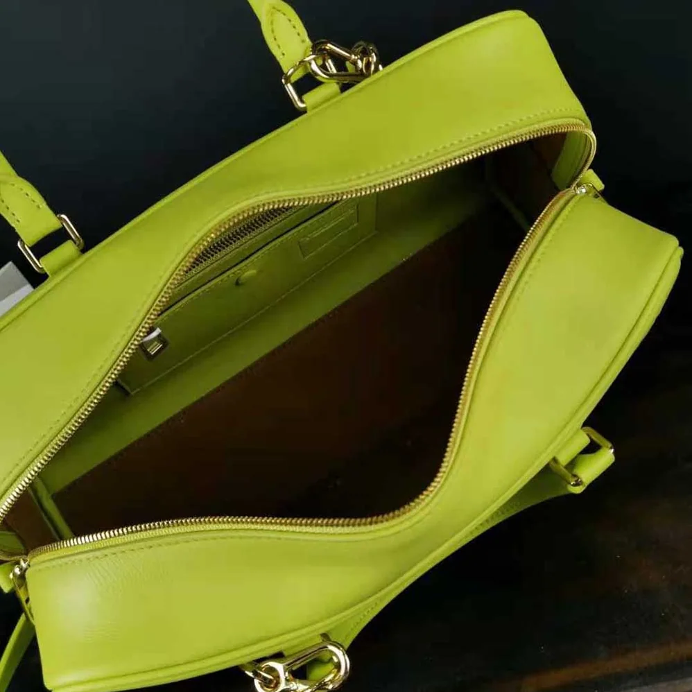Loewe Amazona 28 Bag in Nappa Calfskin for Women in Lime Loewe Amazona 28 Bag in Nappa Calfskin for Women in Lime