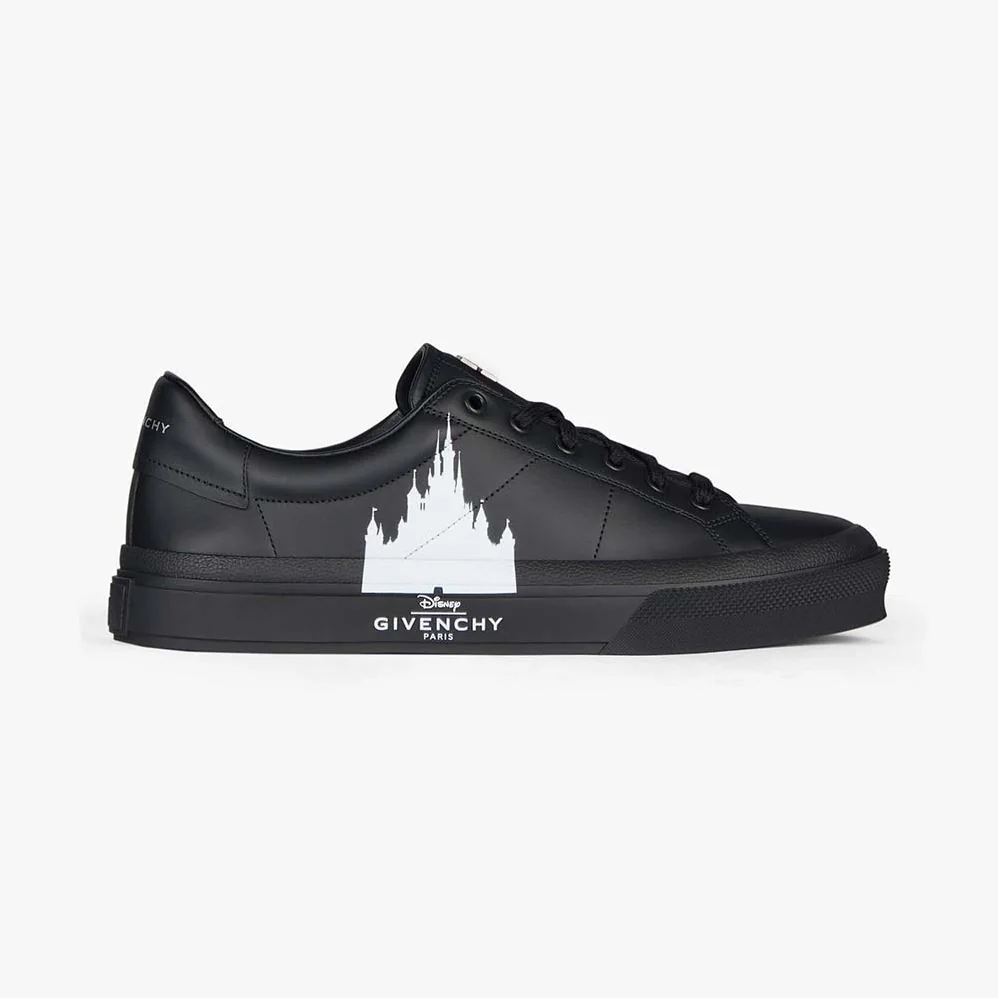 Givenchy City Sport Disney Castle Sneakers in Leather for Men in Black Givenchy City Sport Disney Castle Sneakers in Leather for Men in Black