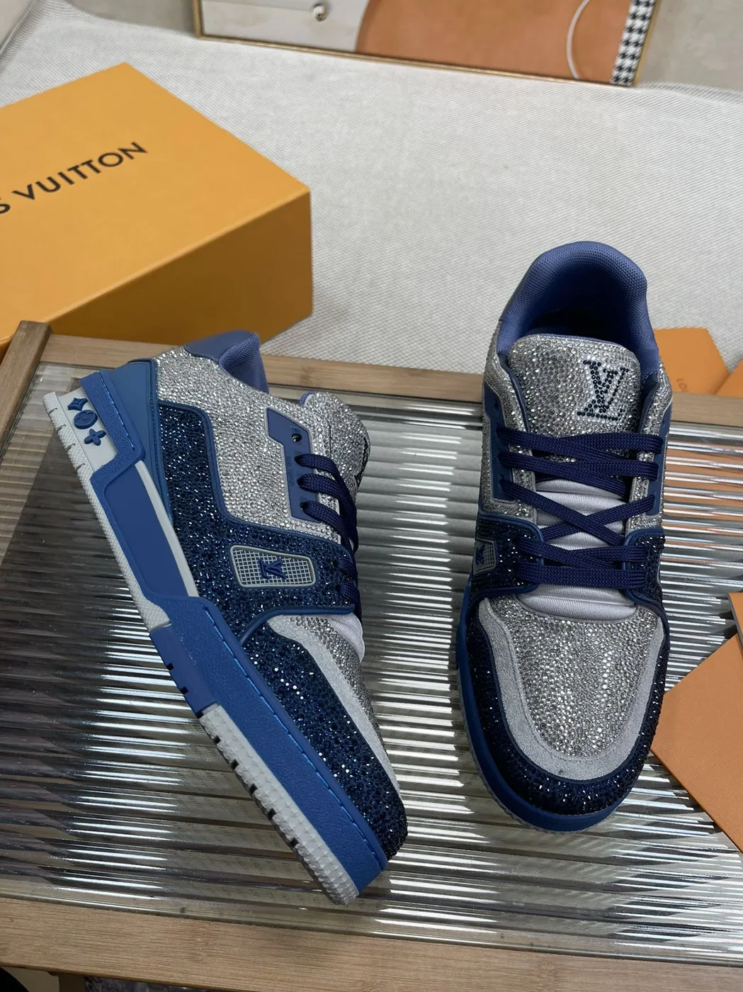 Louis Vuitton LV Trainer Sneaker Dark Brown Louis Vuitton LV Trainer Sneaker Dark Brown
