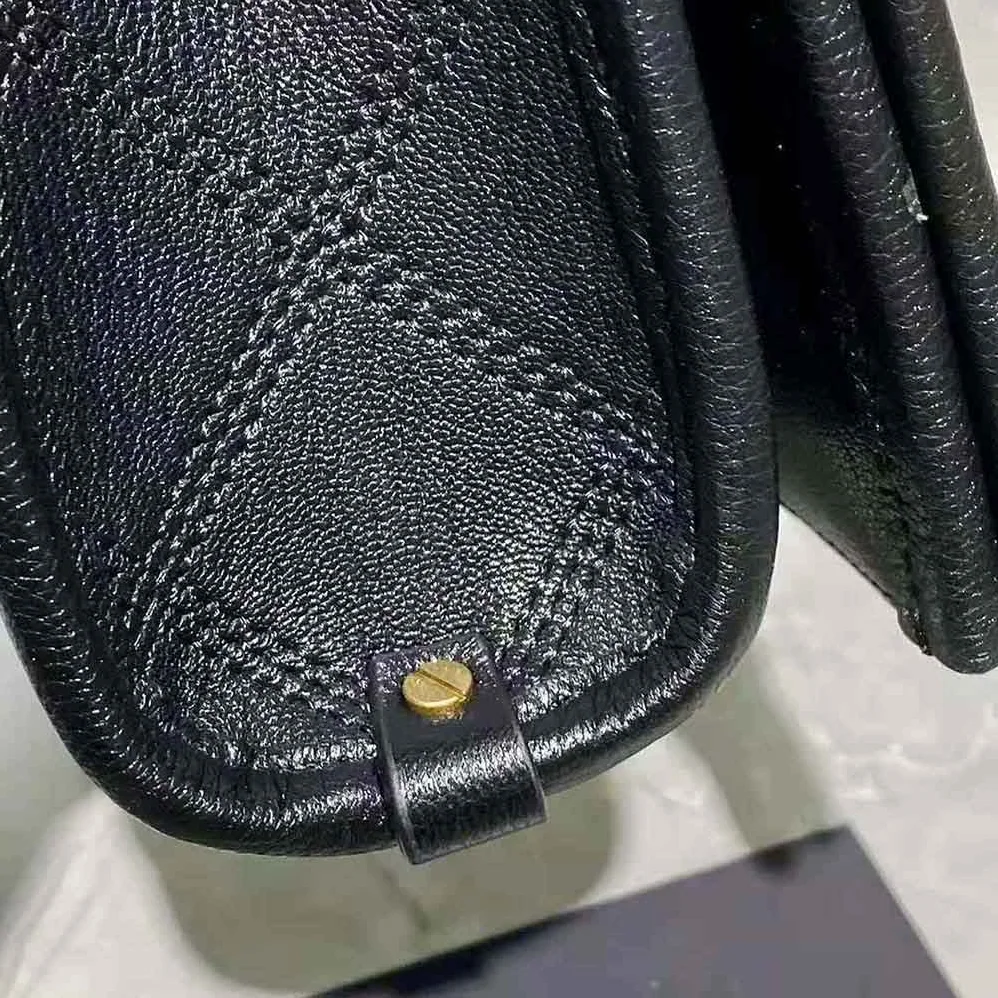 Saint Laurent YSL Becky Mini Chain Bag in Carre for Women in Quilted Lambskine