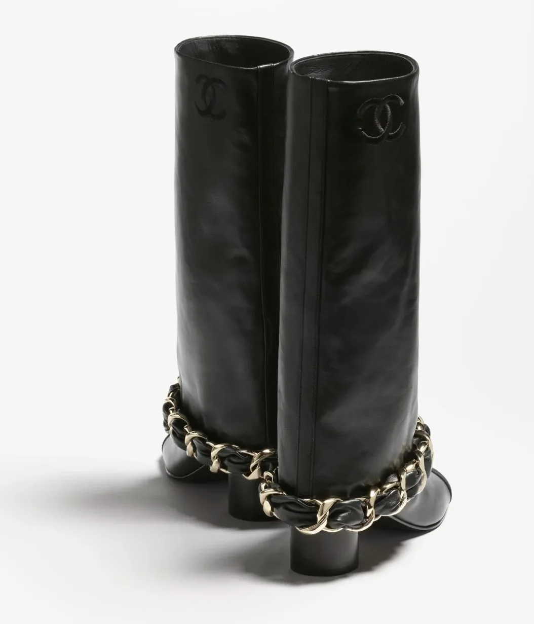 Chanel High Boots Black -