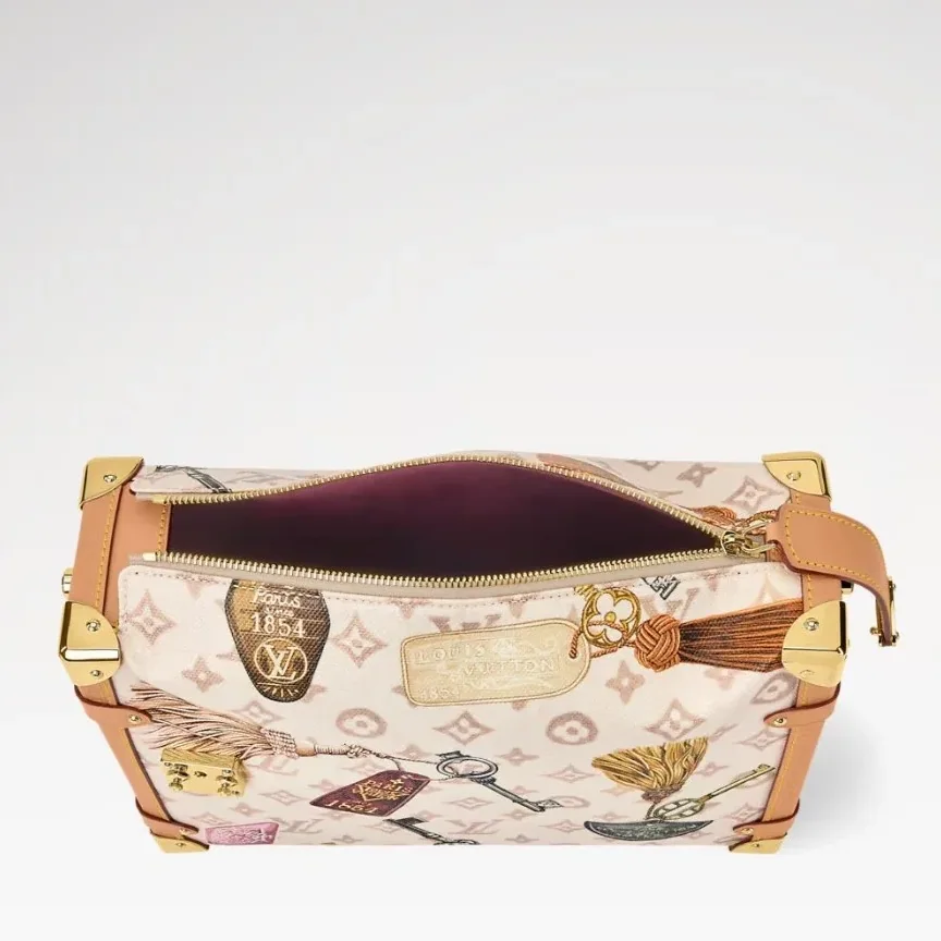 Louis Vuitton Side Trunk GM Shoulder Bag in Getaway Gold Hardware