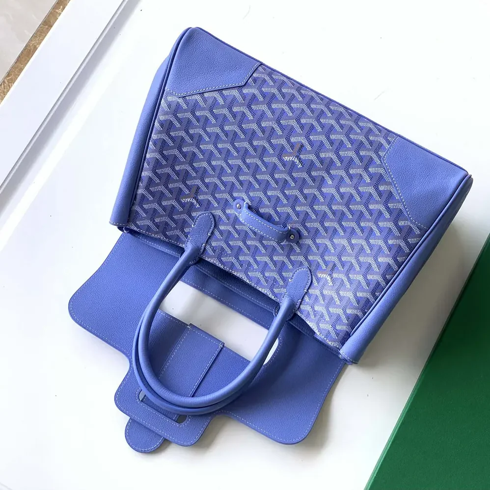 Goyard Saïgon Tote Bag for Women in Blue Goyard Saïgon Tote Bag for Women in Blue