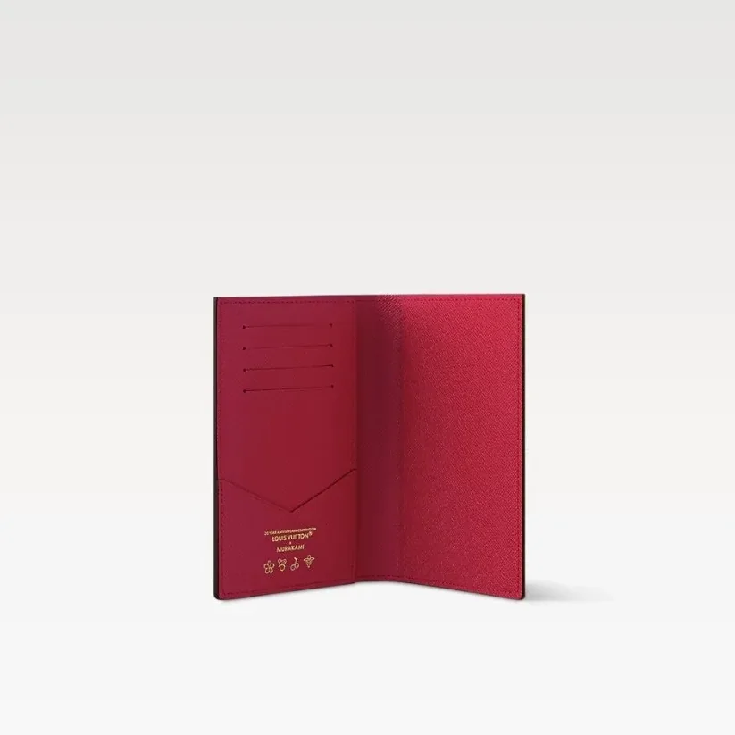 Louis Vuitton LV x TM Passport Cover Monogram Cherry /