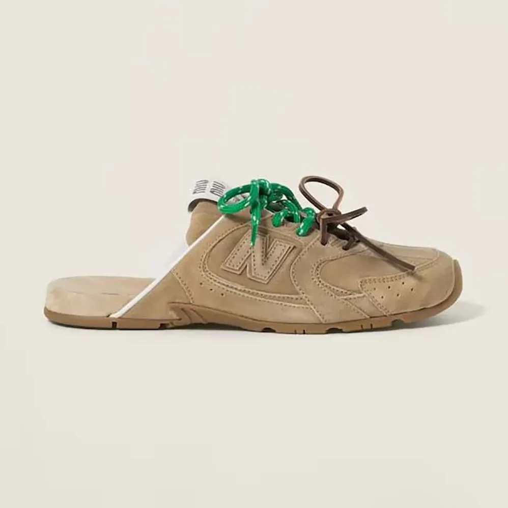 Miu Miu New Balance X Miu Miu 530 SL Faded Suede Mules for Women Miu Miu New Balance X Miu Miu 530 SL Faded Suede Mules for Women