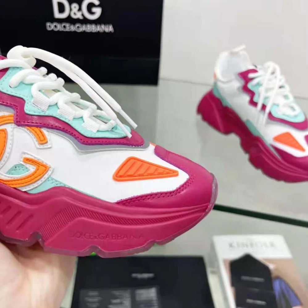 Dolce Gabbana D&G Mixed for Women in Materials Daymaster Sneakers Dolce Gabbana D&G Mixed for Women in Materials Daymaster Sneakers