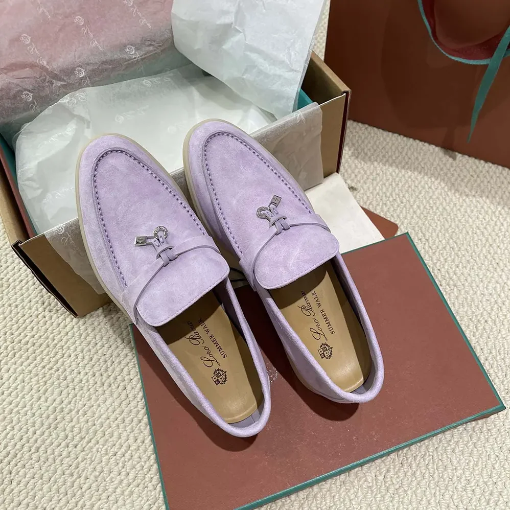 Loro Piana Summer Charms Walk Loafers for Unisex in Purple Loro Piana Summer Charms Walk Loafers for Unisex in Purple