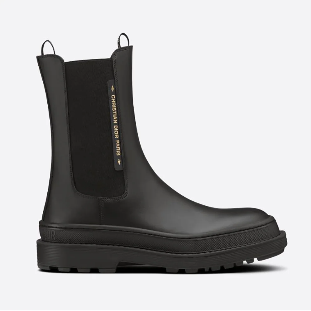 Dior Trial Ankle Boot Black Calfskin for Women