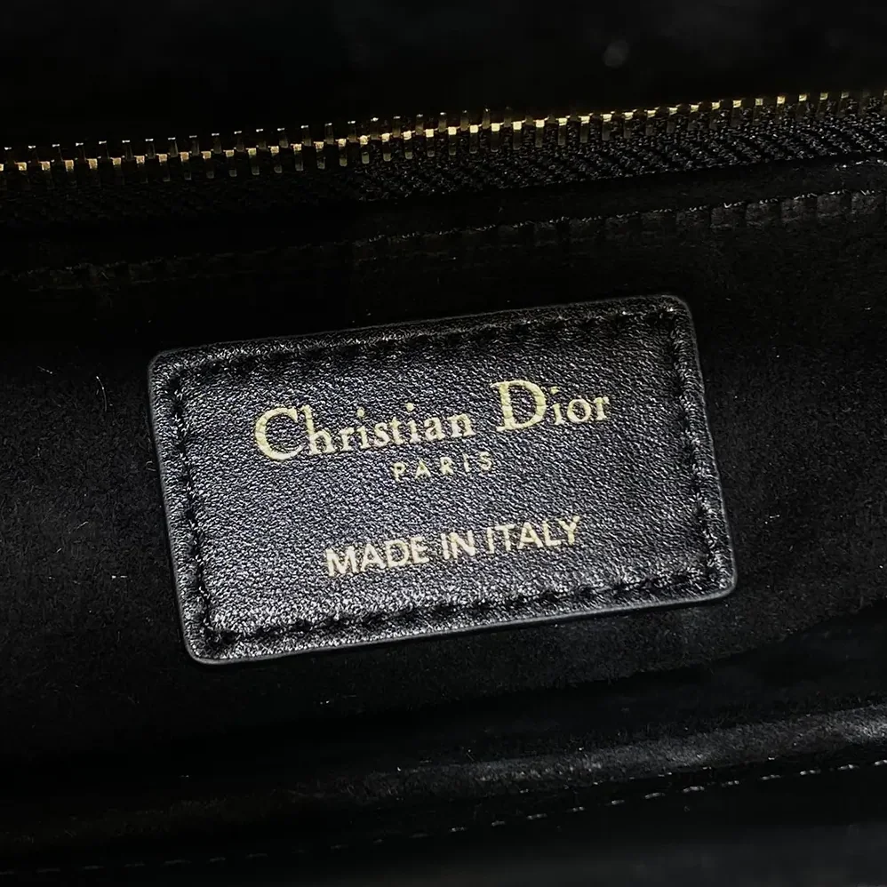 Dior Lady Dior Dioramour Bag Black Cannage Lambskin with Star Motif for Women Dior Lady Dior Dioramour Bag Black Cannage Lambskin with Star Motif for Women