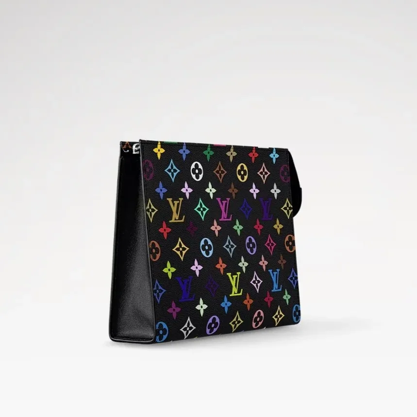 Louis Vuitton LV x TM Toiletry Pouch Multicolore Noir / Louis Vuitton LV x TM Toiletry Pouch Multicolore Noir /