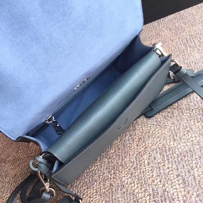 Prada Etiquette Bag in Calf Leather for Women in Blue Prada Etiquette Bag in Calf Leather for Women in Blue