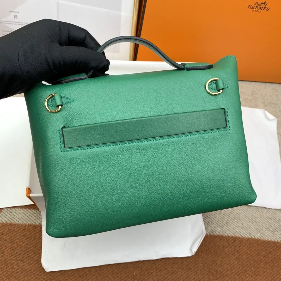 Hermes Mini Evercolor Swift Green Hermes Mini Evercolor Swift Green