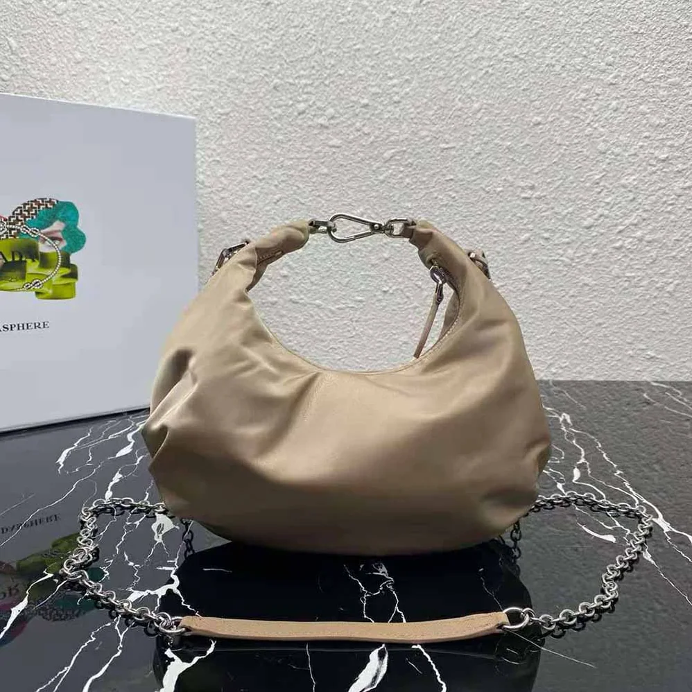 Prada Re-Edition 2006 Nylon Bag for Women in Sandy