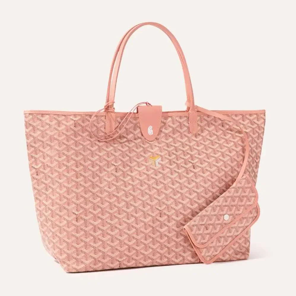 Goyard Saint Louis GM bag for Unisex in Pearly Coral