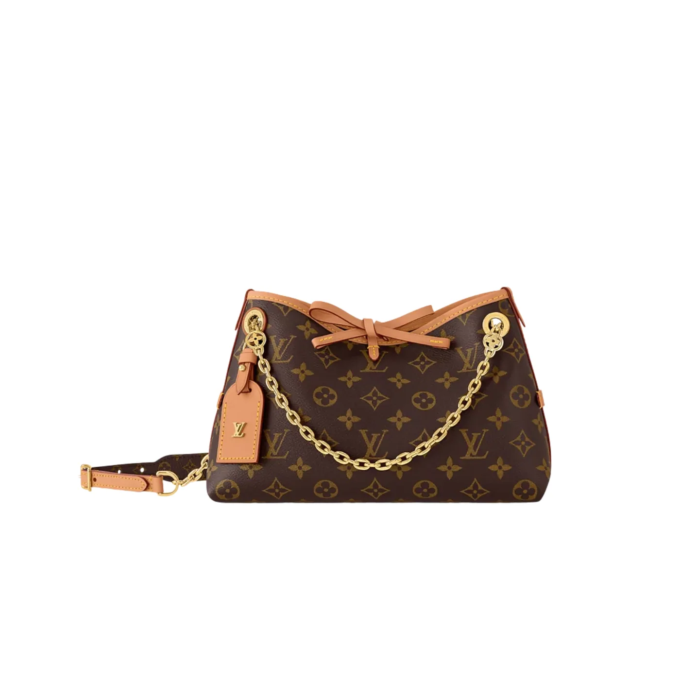 Louis Vuitton CarryAll BB Shoulder Bag in Monogram Brown