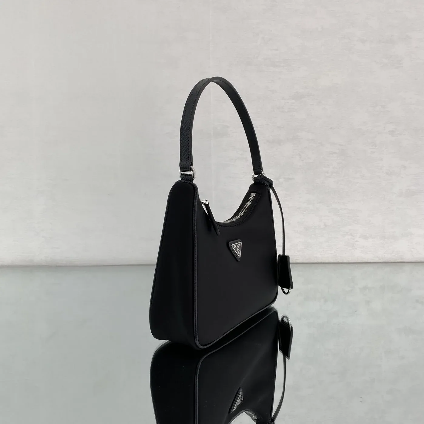Prada Re- 2005 Re in Nylon Mini Bag Black