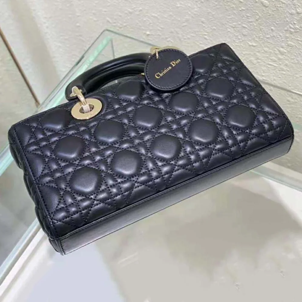Dior Lady D-Joy Bag Black Cannage Lambskin for Women Dior Lady D-Joy Bag Black Cannage Lambskin for Women