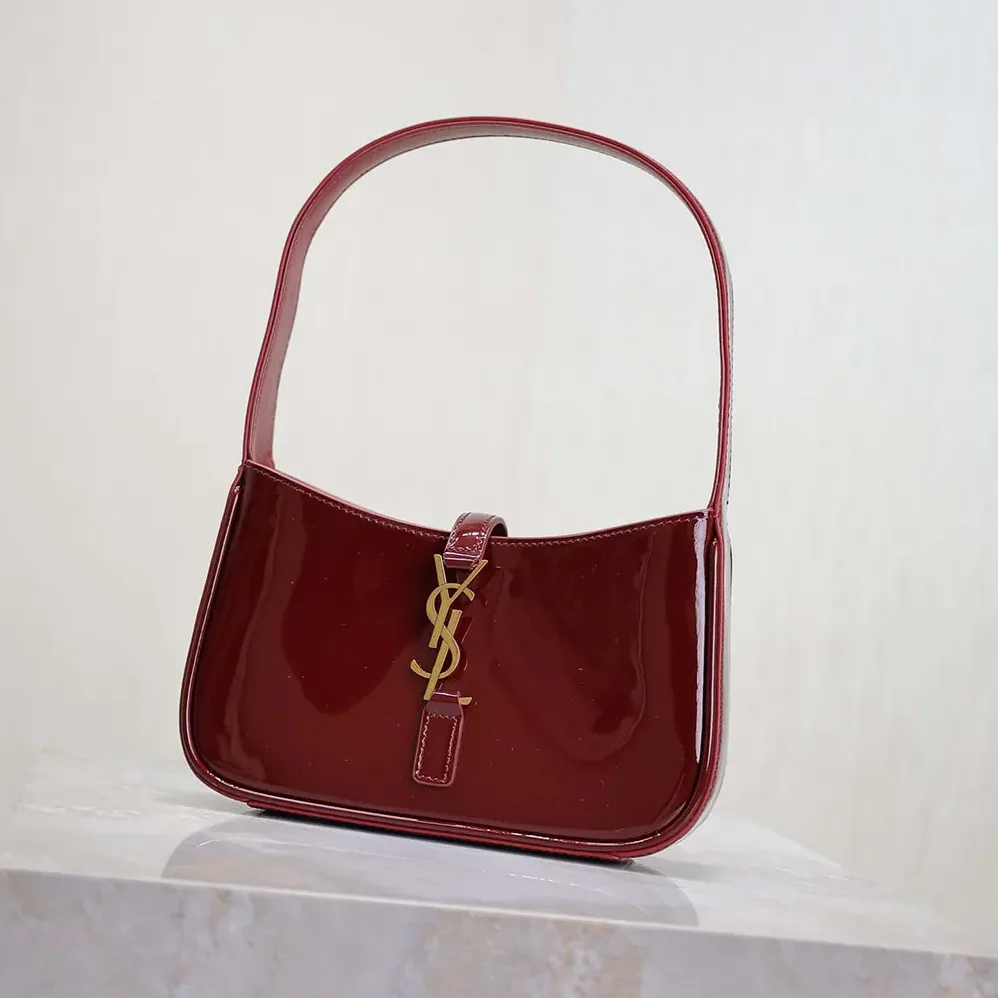 Saint Laurent YSL Mini Le 5 à 7 in Patent Leather for Women Saint Laurent YSL Mini Le 5 à 7 in Patent Leather for Women