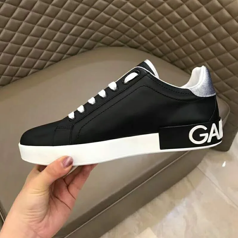 Dolce Gabbana D&G Shoes Zapatillas Portofino De Becerro De Napa for Men Dolce Gabbana D&G Shoes Zapatillas Portofino De Becerro De Napa for Men