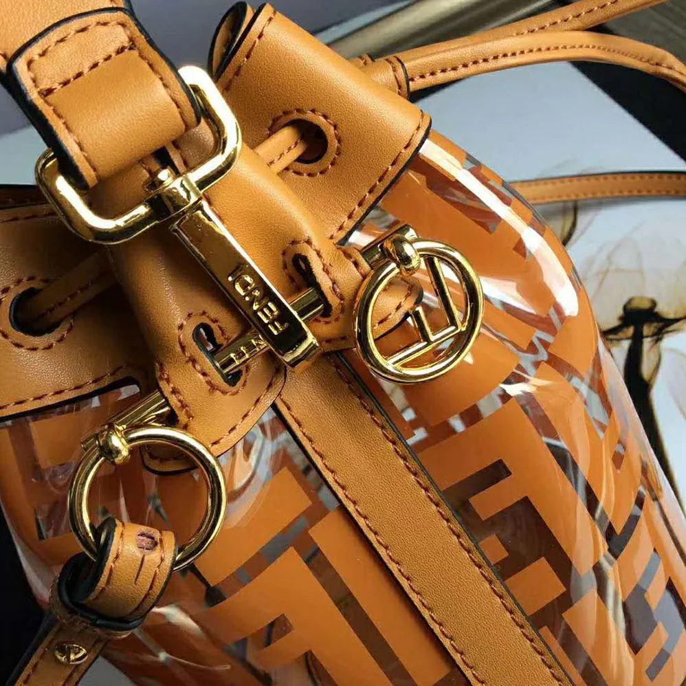 Fendi MON TRESOR PU Mini-Bag for Women in Orange Fendi MON TRESOR PU Mini-Bag for Women in Orange