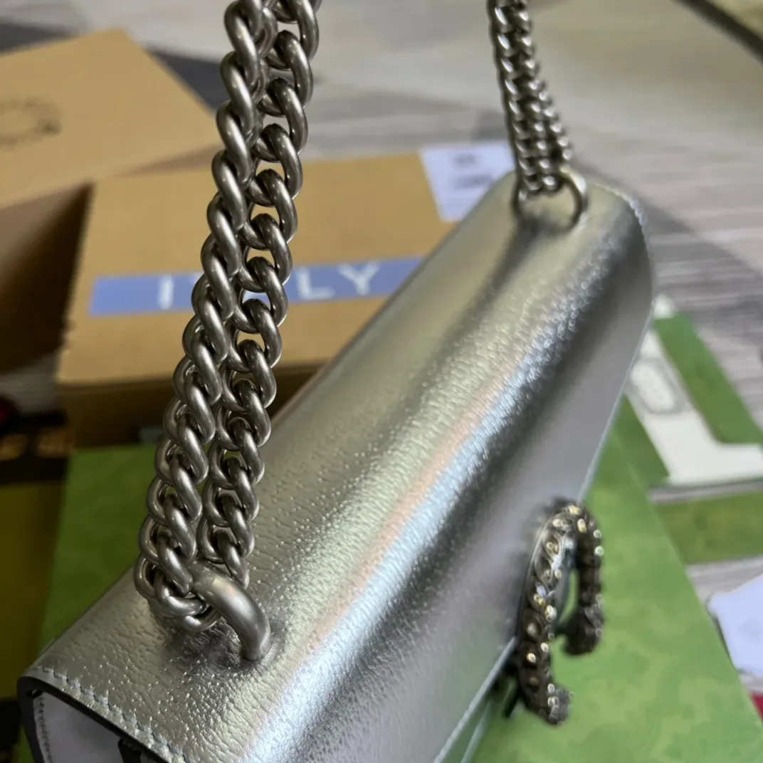 Gucci Dionysus Small Shoulder Bag in Silver Palladium Hardware Gucci Dionysus Small Shoulder Bag in Silver Palladium Hardware