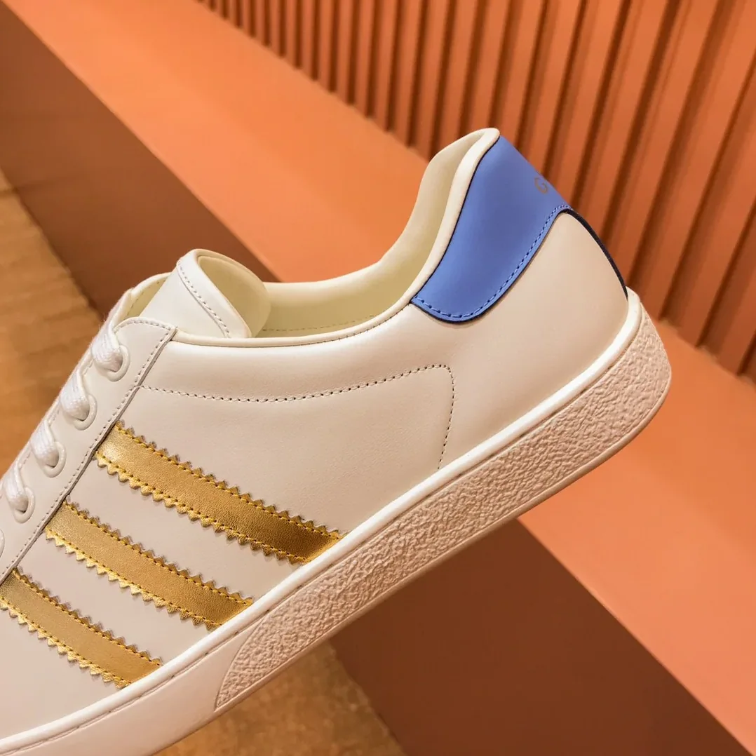 Gucci x Adidas Sneaker White Blue for Men Gucci x Adidas Sneaker White Blue for Men