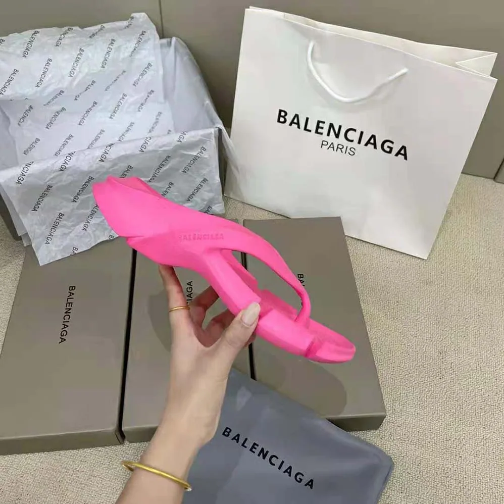 Balenciaga Mold Thong Sandal in Pink for Women