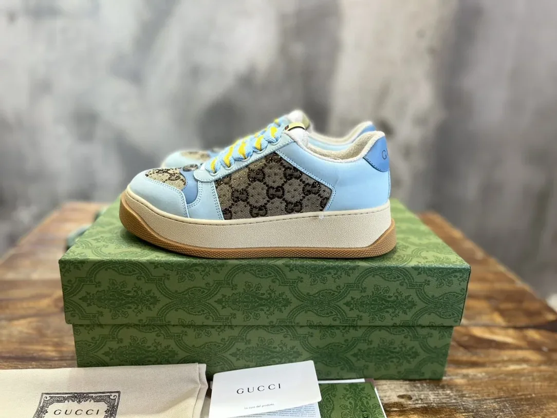 Gucci Screener GG Sneaker Light Blue