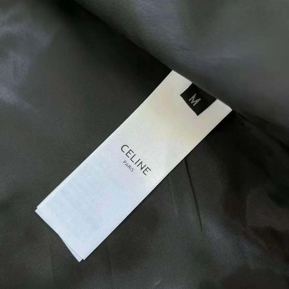 Celine Chasseur Jacket in Lambskin Leather for Women in Black