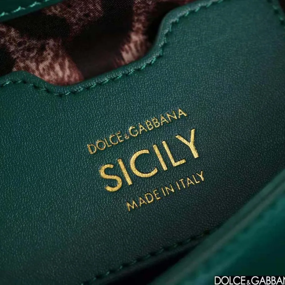 Dolce Gabbana D&G Medium Sicily Handbag for Women in Green Dolce Gabbana D&G Medium Sicily Handbag for Women in Green
