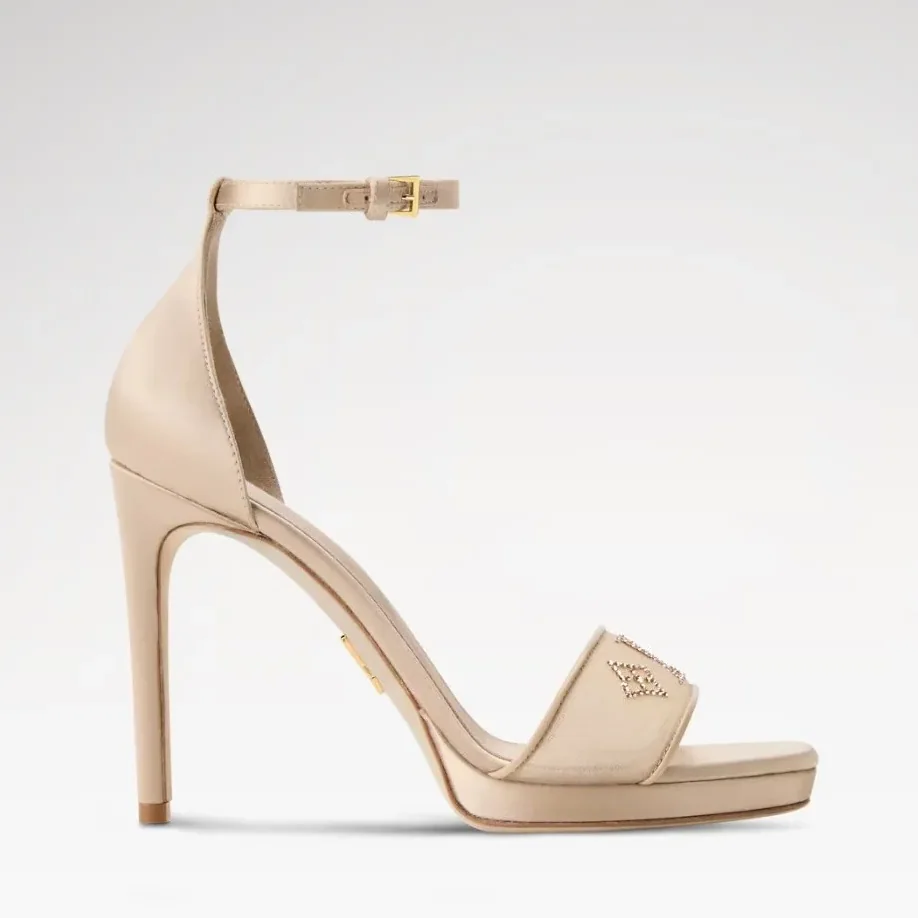 Louis Vuitton Gala Platform Sandals Nude 1AJM52 Louis Vuitton Gala Platform Sandals Nude 1AJM52