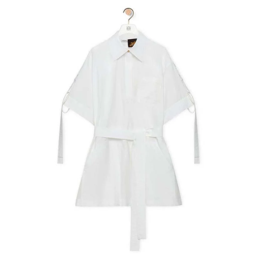 Loewe Workwear Mini Dress in Cotton for Women
