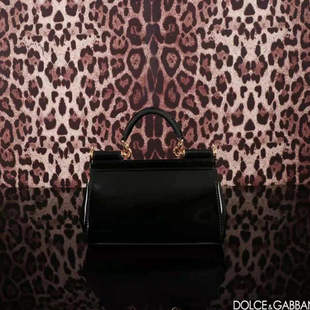 Dolce Gabbana D&G Small Sicily Handbag for Women in Black