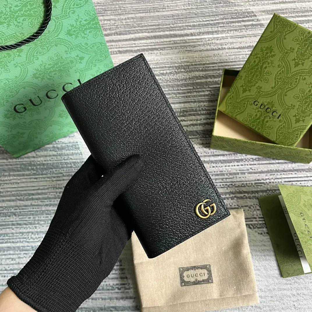 Gucci GG Marmont Long Wallet Black /