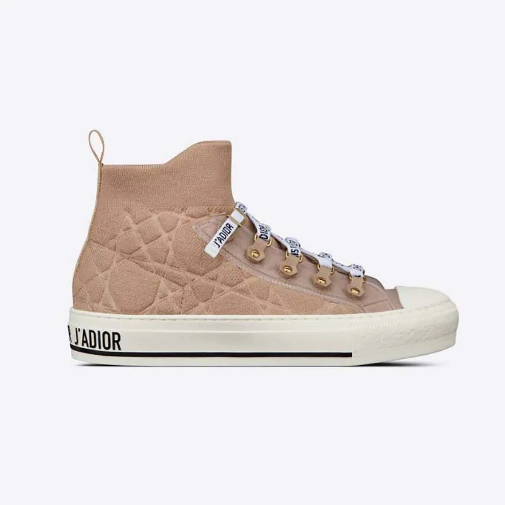 Dior Walk'N'Dior Sneaker Nude Macrocannage Technical Mesh for Women